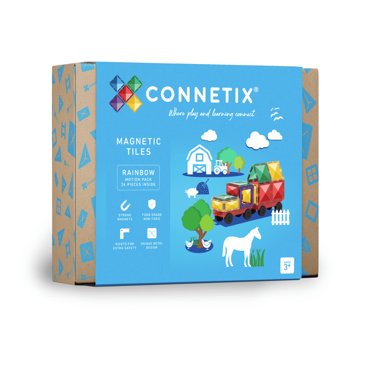 Connetix Rainbow Motion Pack 24PC